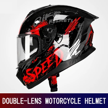 Motorradhelm für Herren, Integralhelm für Damen, Elektroauto-Lieferhelm, ECE/DOT Universeller Helm für Alle