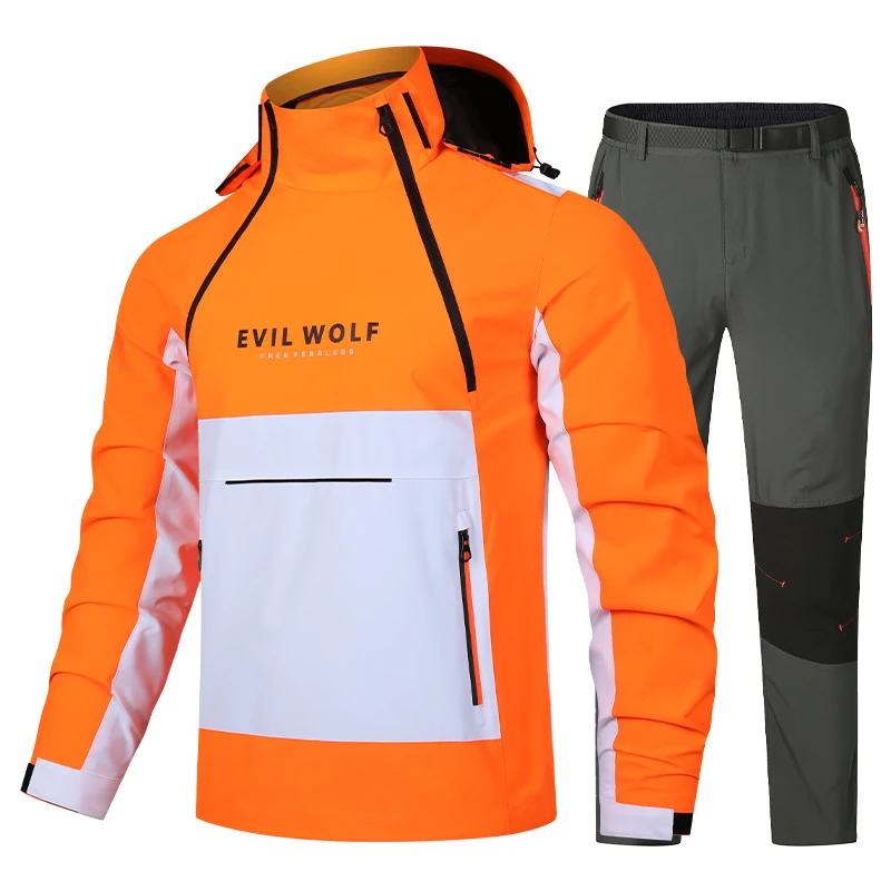 Motorrad-Regenanzug: Regenschutzjacke und -hose für Camping, Wandern – Image 4