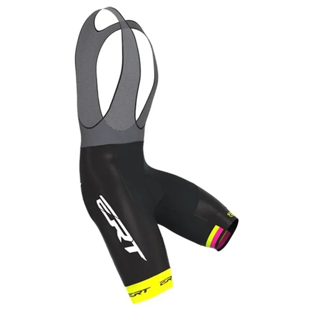 Cycle Sport Herren Fahrrad-Trägerhose Schwarz mit Gel-Polsterung - Radhose für Herren, Bermuda Culotte Uniform