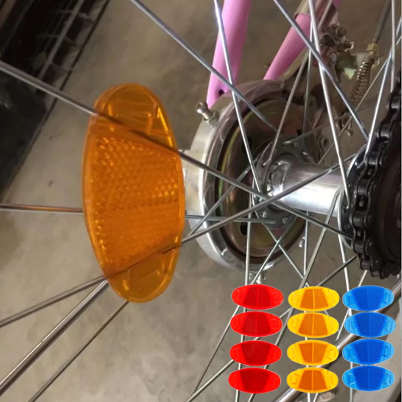 Fahrrad-Speichenreflektoren Sicherheitswarnleuchten (4 Stück) – Image 3