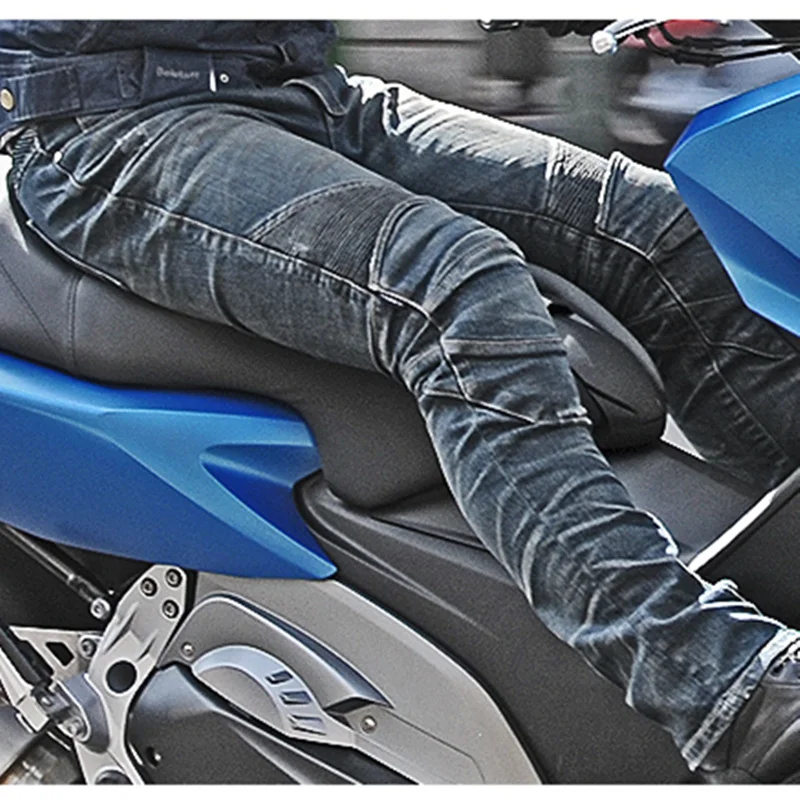 Motorrad Hosen Männer Moto Jeans Schutzausrüstung Reiten Touring – Image 4