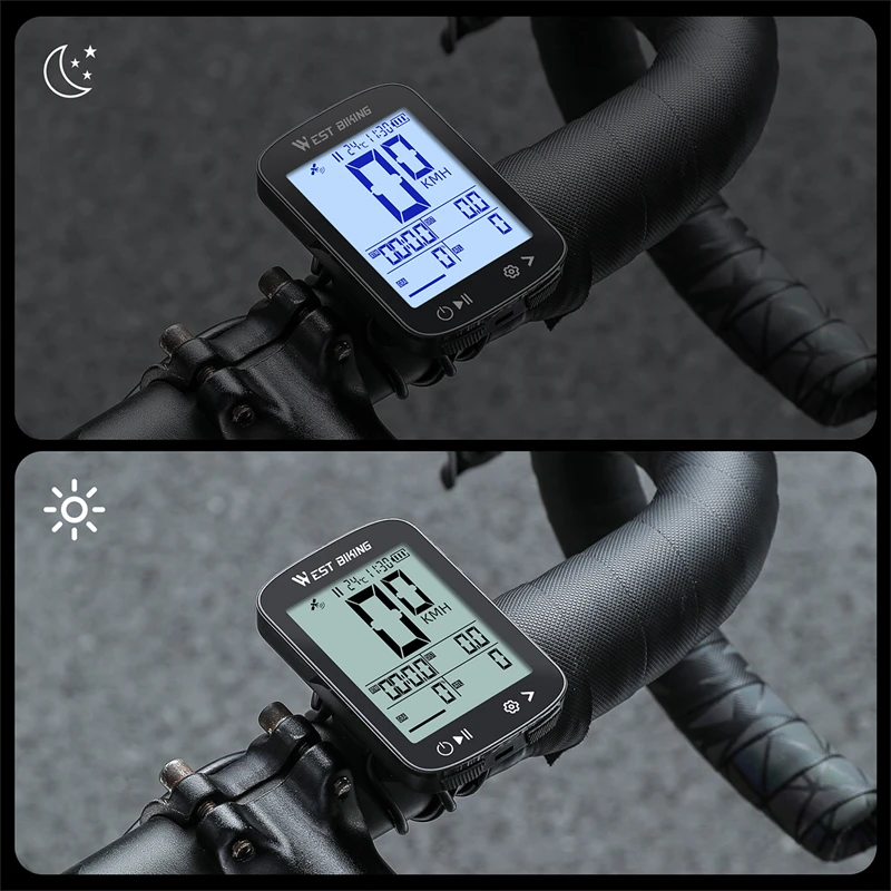 WEST RADFAHREN GPS Fahrrad Tachometer Drahtlose Fahrrad Computer MTB – Image 3