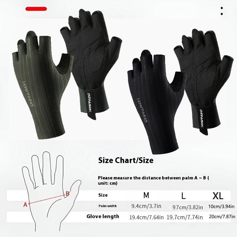 Halbfinger-Rennradhandschuhe, Sommer, atmungsaktiv, Stoßdämpfung – Bild 5