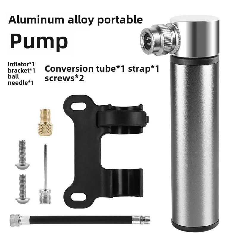 Tragbare Mini Fahrrad Pumpe Aluminium Legierung Radfahren Hand – Bild 3