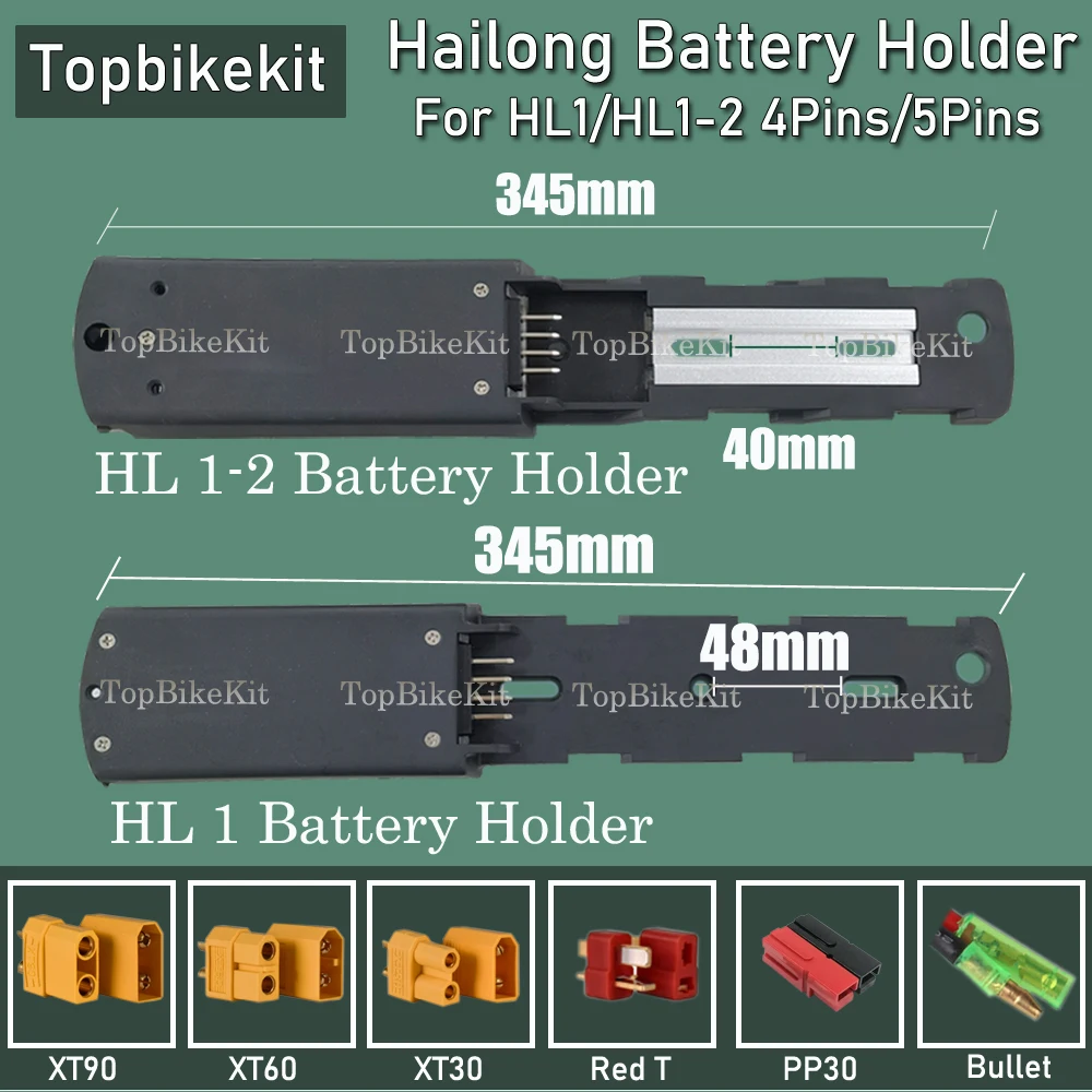 Ebike Hailong Batteriehalter Träger 4P/5P Stecker/Super 73 Batterie – Bild 4