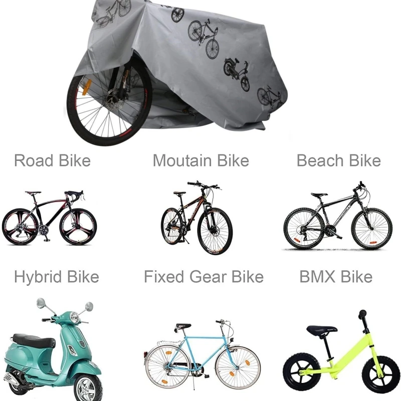 Fahrrad-Regenschutzabdeckung, wasserdicht, für den Außenbereich – Image 4