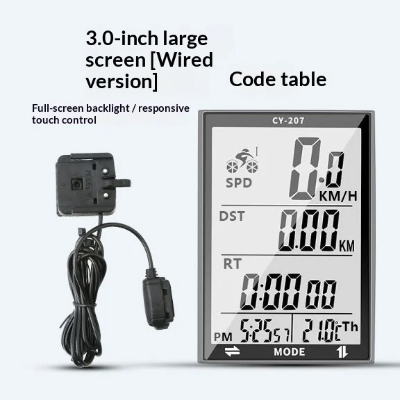GPS-Fahrradtacho Fahrradcomputer GPS-Geschwindigkeitsmesser Wasserdicht 2,4 Zoll Fahrrad-Kilometerzähler