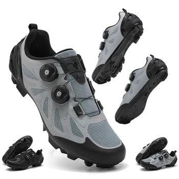 Fahrradschuhe Herren Mountainbike Sportschuhe MTB Fahrrad Cross-Country-Schuhe Damen Rennradschuhe SPD