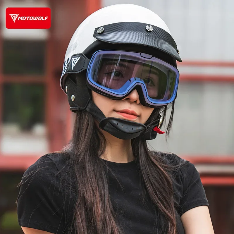 Motowolf Motocross Brille Photochrome Winddicht UV Schutz Reiten – Immagine 5