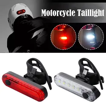 Fahrrad- und Motorrad-Vorder- und Rücklicht USB-Aufladbar Ultrahelle Rückleuchten MTB Wasserdichte LED-Laterne
