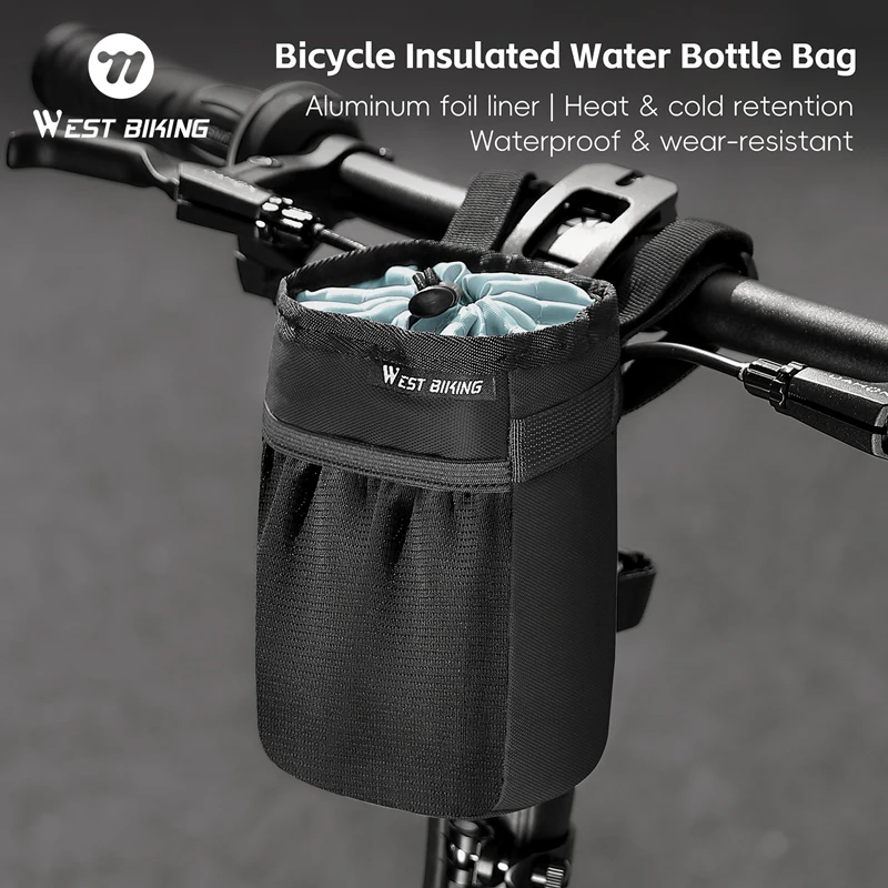 WEST RADFAHREN Multifunktionale Fahrrad Tasche Wasser Flasche Lagerung Tasche Fahrrad Sattel Tasche MTB
