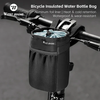 WEST RADFAHREN Multifunktionale Fahrrad Tasche Wasser Flasche Lagerung Tasche Fahrrad Sattel Tasche MTB