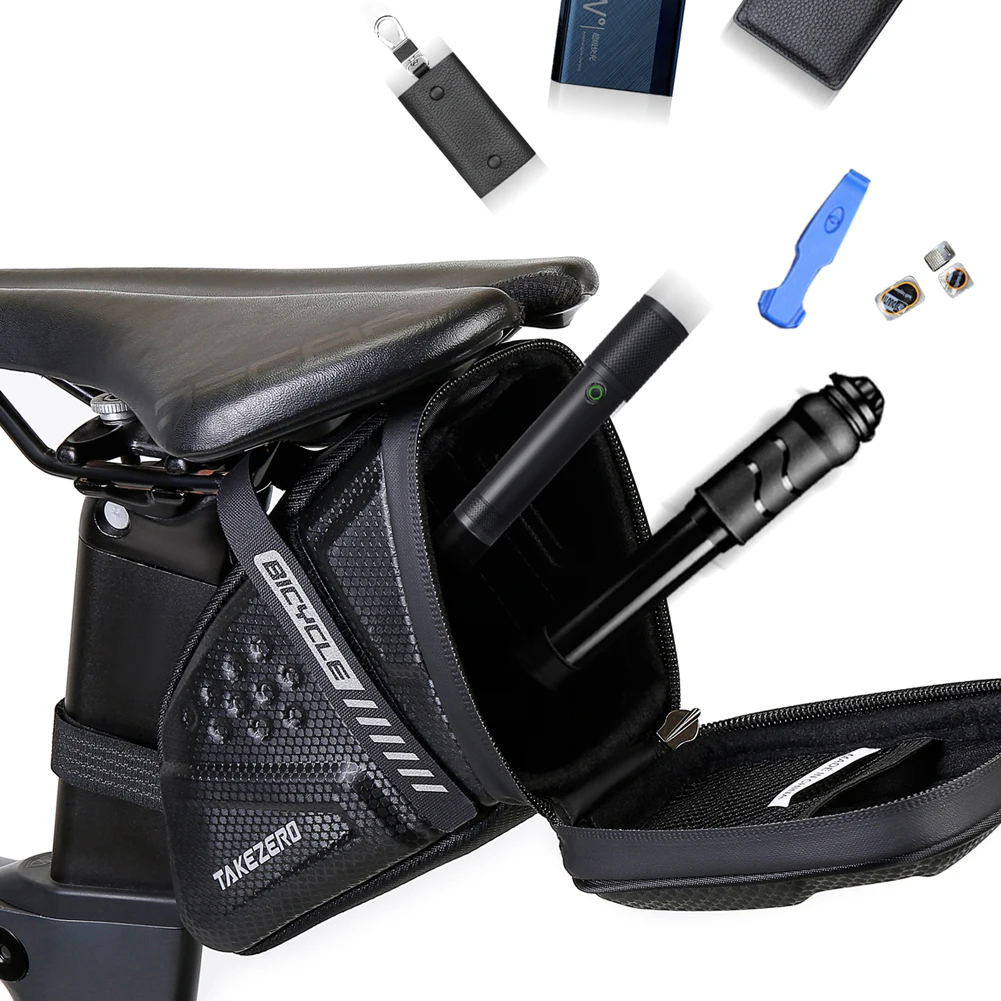 1l Fahrrads attel tasche MTB Fahrrad korb große Kapazität Motorrad – Bild 4
