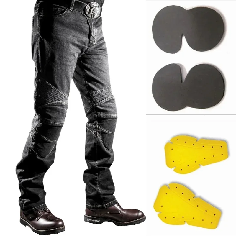 Sommer Männer Frauen Motorrad Jeans Tragen-beständig Motocross Hosen Mit Schutz Pads Motorrad Hosen Komfort