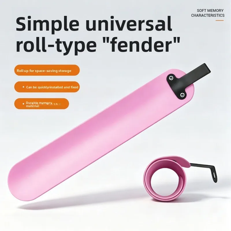 Roll-Up Fahrradkotflügel, faltbarer Fahrrad-Schutzblech, 16-26 Zoll – Immagine 6