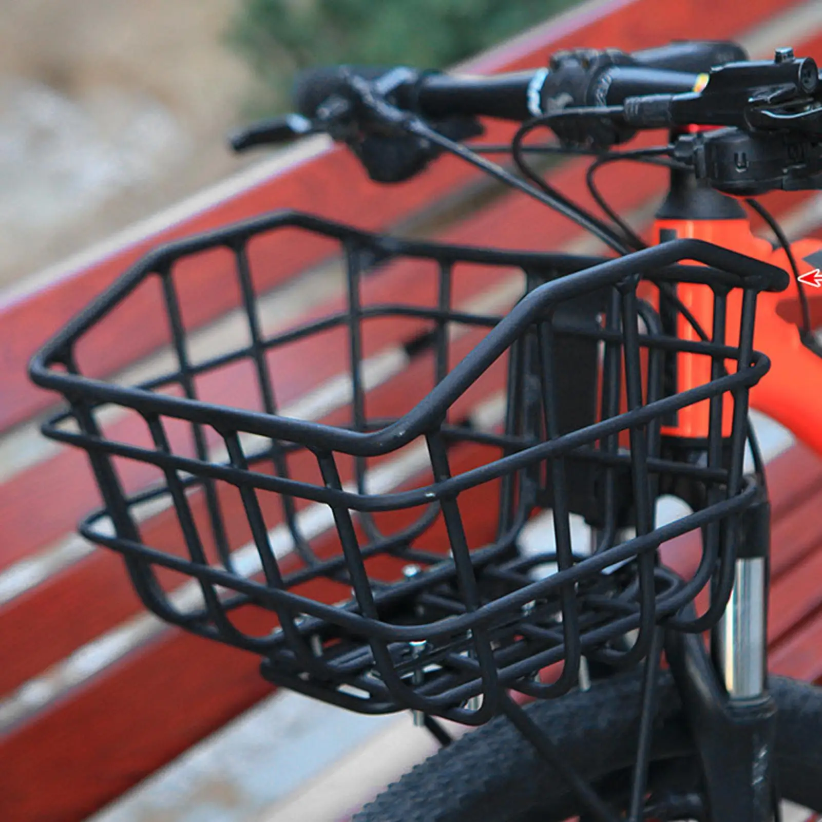 Fahrrad Lenker Draht Fracht Korb Fahrrad Vorne Korb Rennrad Lenker Vorne Lagerung Rack Für Radfahren Fahrrad