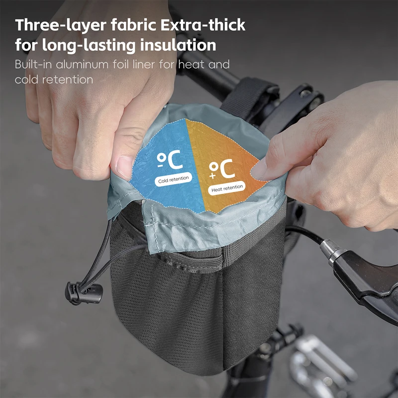 WEST RADFAHREN Multifunktionale Fahrrad Tasche Wasser Flasche Lagerung – Bild 5