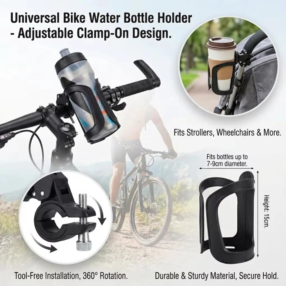 Fahrrad-Zubehör Multifunktionaler Wasserflaschenhalter Vielseitiger – Image 4