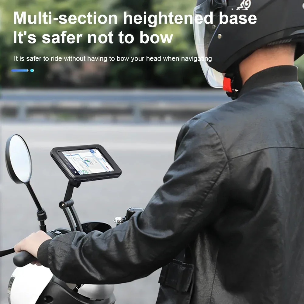 Wasserdichte Motorrad- und Fahrrad-Handyhalterung, 360° ° Drehbare – Image 6