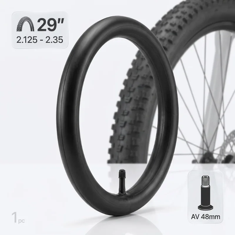 20 26 29 Zoll Fahrradschlauch 26x1.75 20x2.125 29x2.25 26x2.5 AV48mm – Image 6