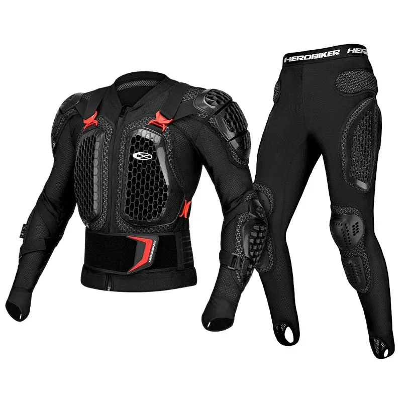 Sommer-Motorrad-Rennjacke für Herren, Rüstungsschutzausrüstung – Image 4