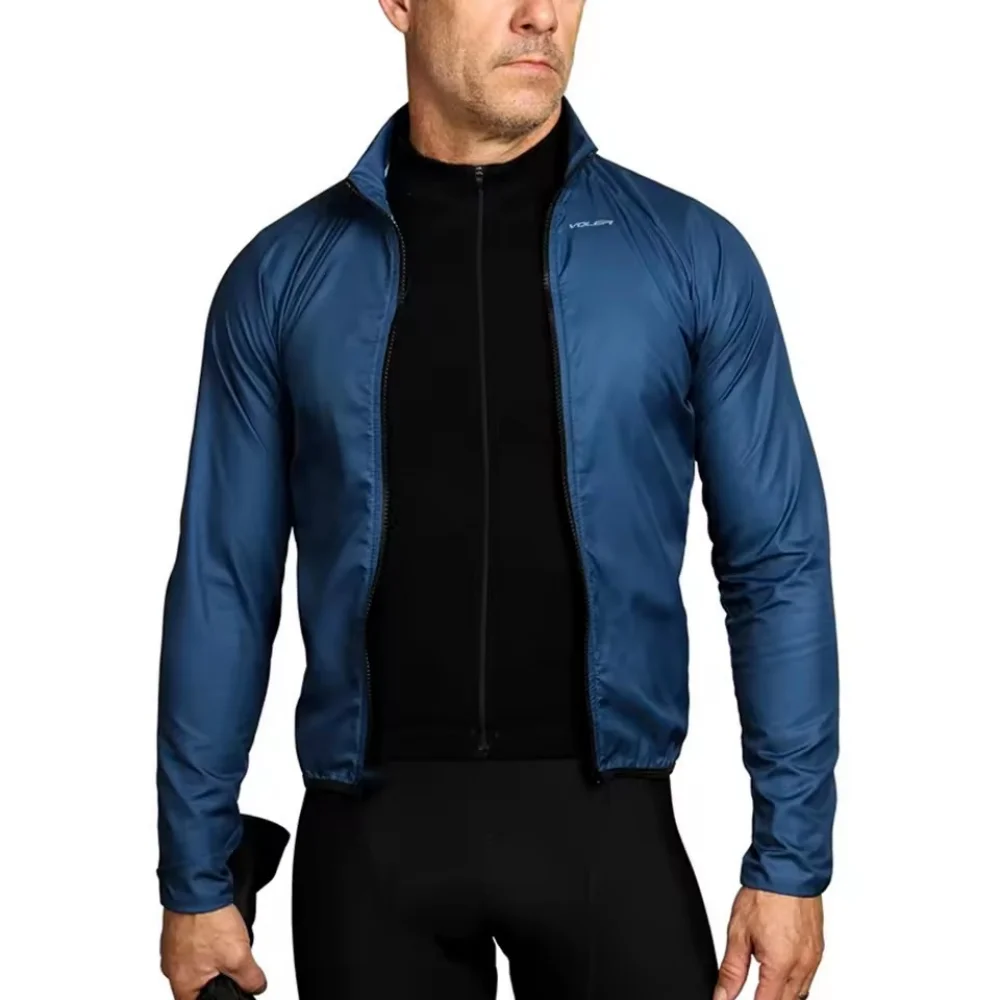 VOLER Radfahren, winddicht/wasserdicht, langärmelig, für Herren, Windschutz, Fahrrad-Regenjacke, leichte