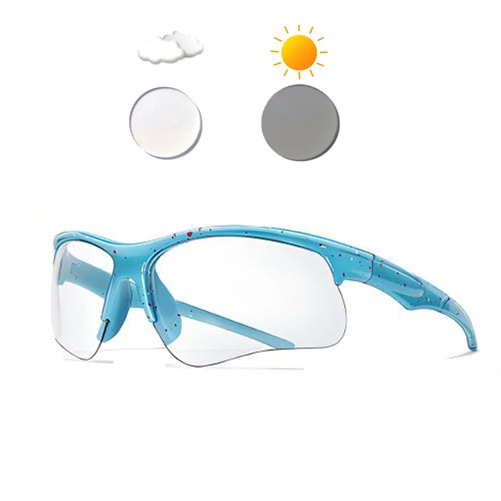 Photochrome Radfahren Sonnenbrille Männer Frauen Outdoor Mtb Fahrrad – Image 4