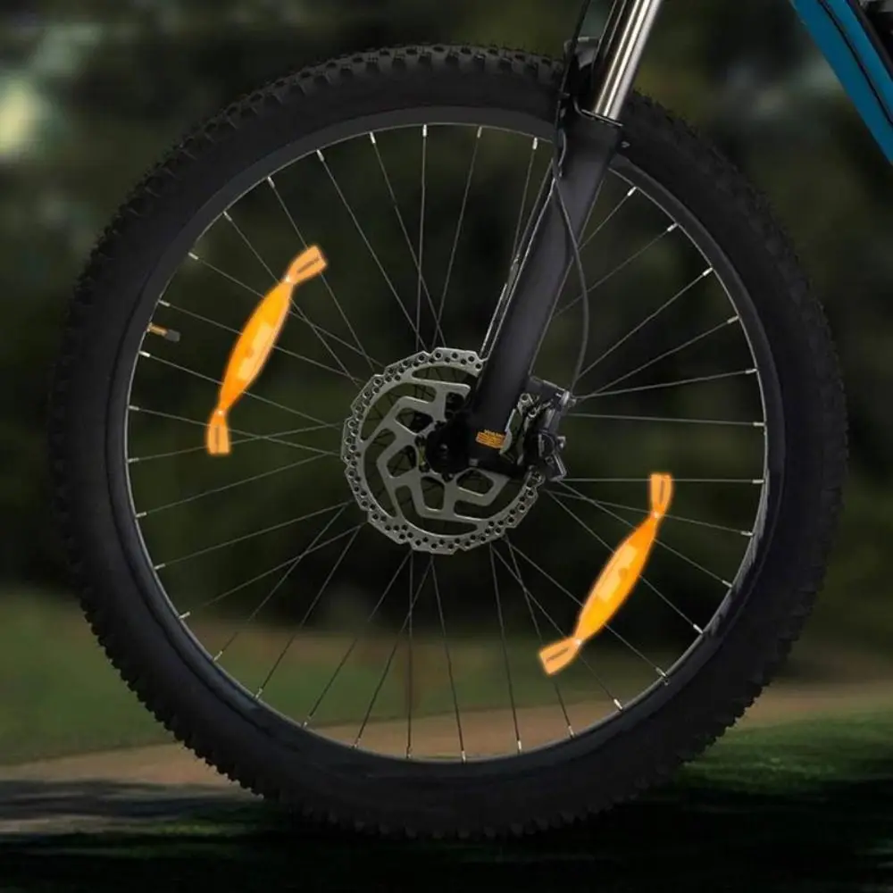 1 Paar ABS Fahrrad Speichenreflektoren Warnreflektoren Fahrradzubehör – Image 3