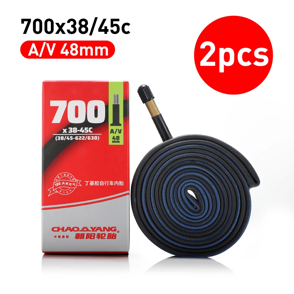 ChaoYang fahrrad schlauch 700C 23C 25C 28C 35C 45C kamera (2 Stück) – Bild 6