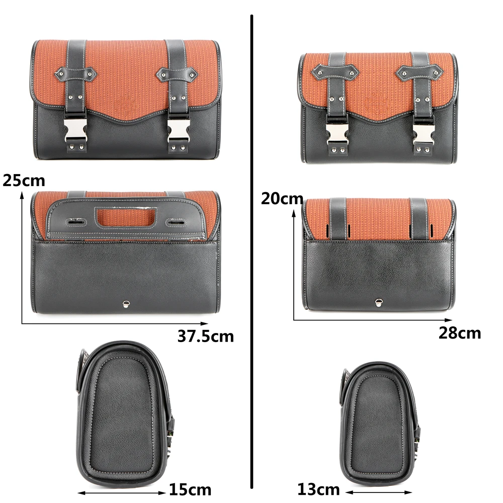 Universelle Motorrad-Seitenkoffer, Gabeltaschen, Gepäcktaschen aus – Bild 4
