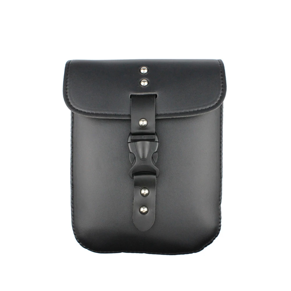 Motorrad Satteltaschen PU Leder Seite Werkzeug Tasche Gepäck Sattel – Bild 5