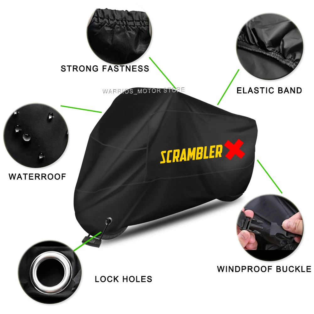 Motorradabdeckung, wasserdicht, für alle Jahreszeiten, staubdicht – Image 3
