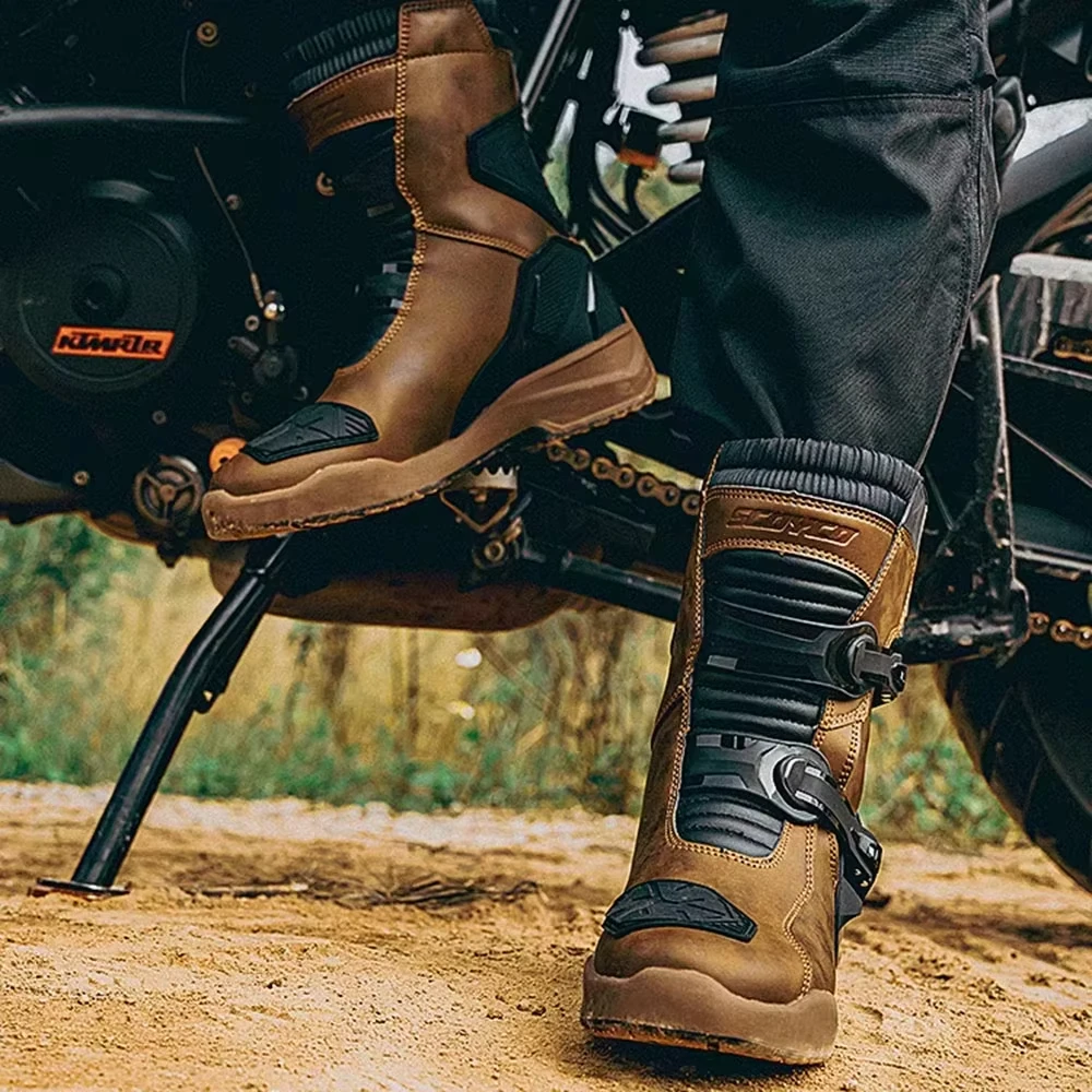 Scoyco Motorrads tiefel Motorrad Tour Stiefel wasserdichte Rallye – Image 5