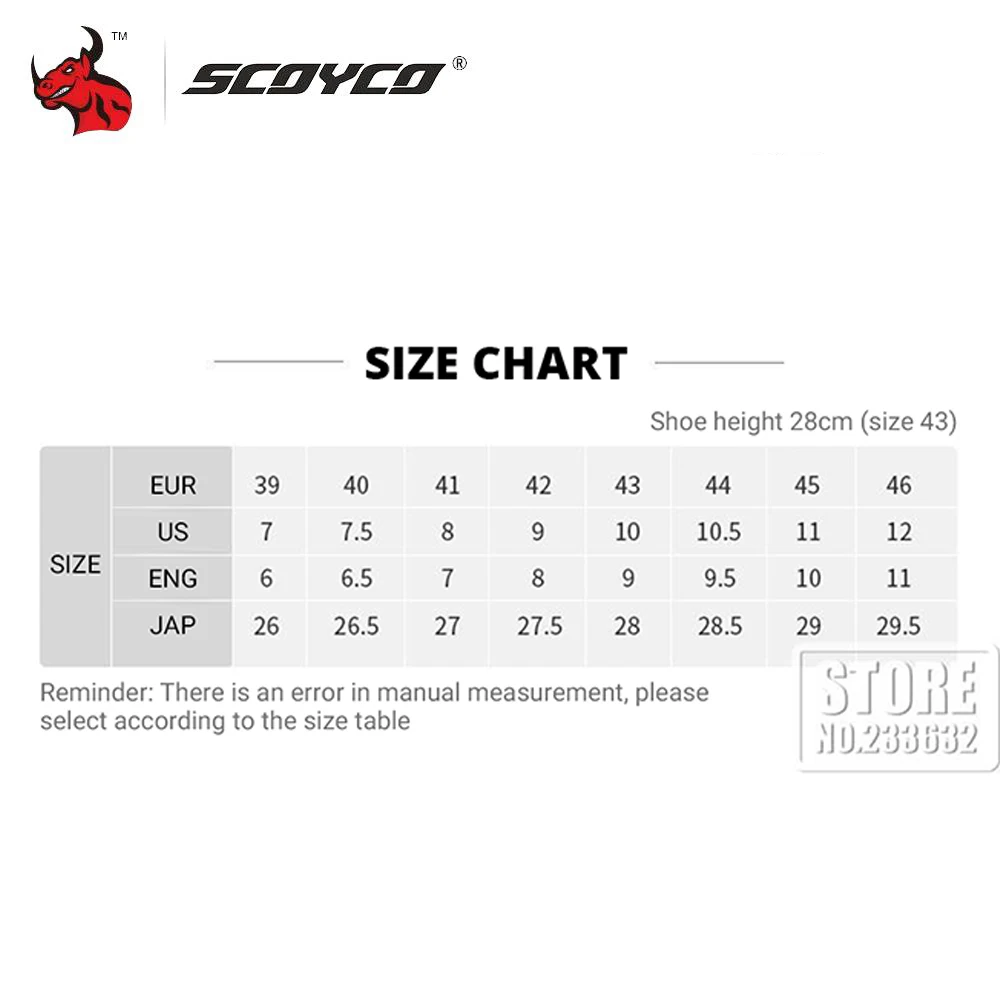 Scoyco Motorrads tiefel Motorrad Tour Stiefel wasserdichte Rallye – Image 6