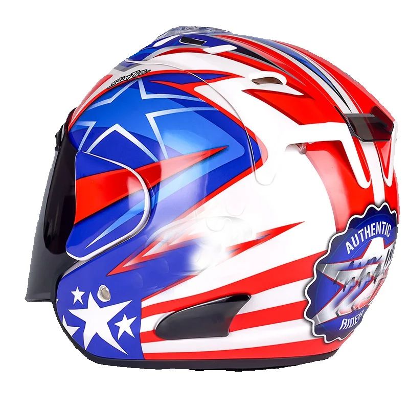 Damen und Herren Schutz Racing Sommerhelm Casque Casco ECE-zugelassener Haydn Halbhelm Open Face Motorrad