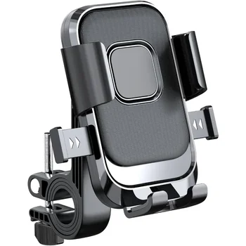 Fahrrad- und Motorrad-Handyhalterung für Lenker mit Schwerkraft-Autolock 360° ° Drehbarer Universeller 4,7-7,2