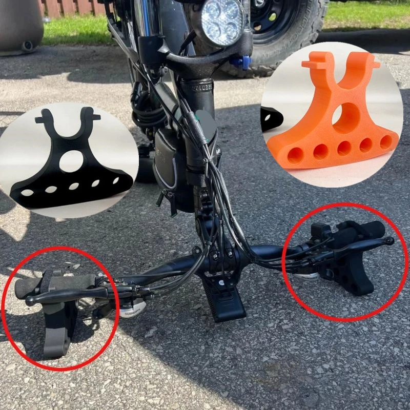 Fahrrad-Reparaturständer Lenkerhalterung Langlebige Kunststoffstruktur Mit Stabilem Griff (2 Stück)