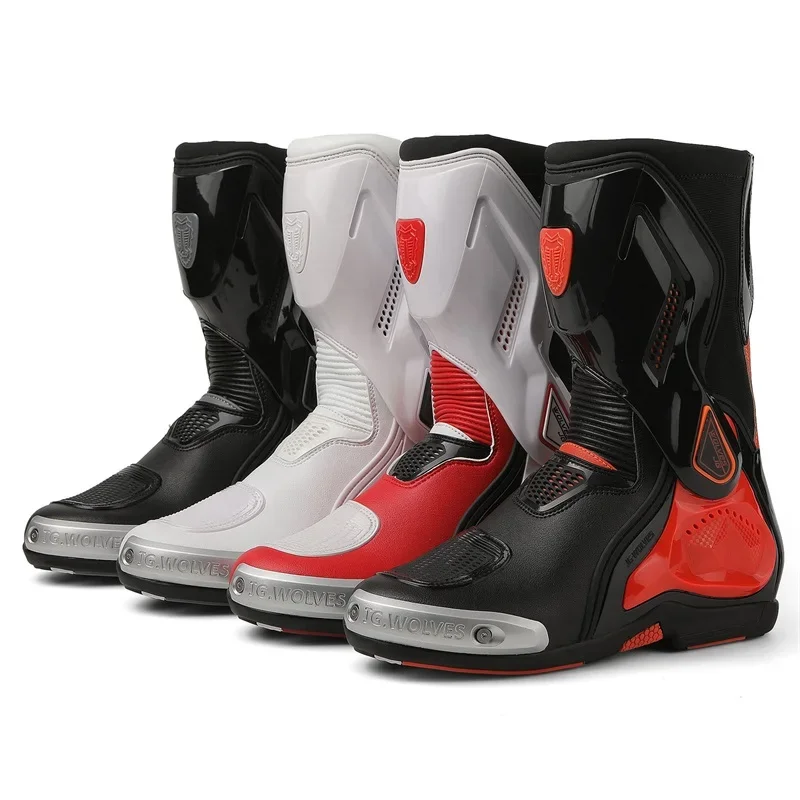 Motorradstiefel Racing Off-Road-Schuhe Kreative rutschfeste – Immagine 4
