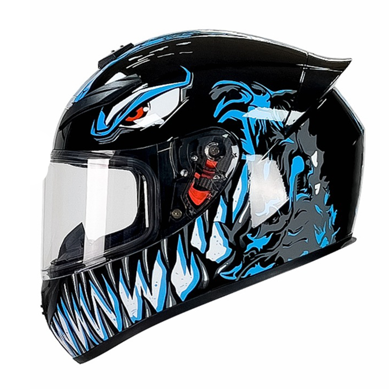 DOT Motorradhelm Integralhelm Sicherheit Motorrad Roller Casco Moto – Bild 4