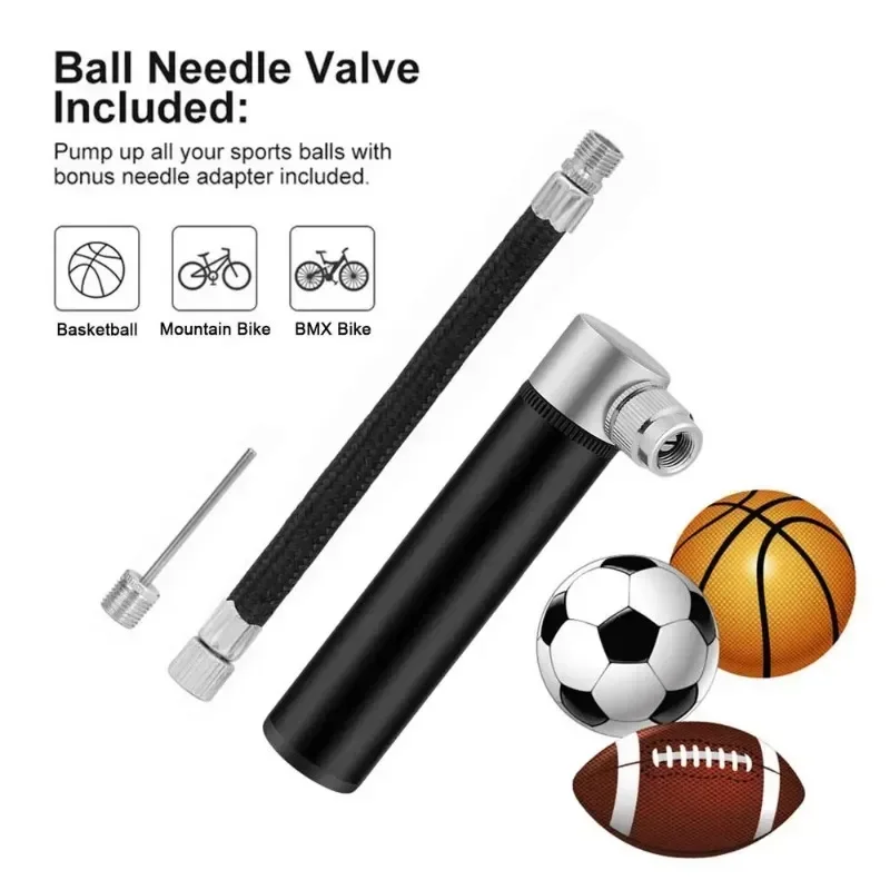 Tragbare Luftpumpe Pumpe Mini Hochdruck Handpumpe Fahrradpumpe Reifen Luftpumpe Ventil für Rennräder