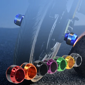 1 paar Motorrad Crash-schutz Aluminium Legierung Rad Gabel Rahmen Fallende Schutz Pads Sliders Moto Safty