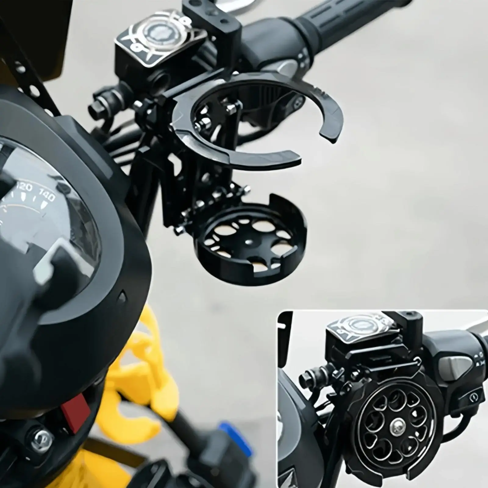 Fahrrad-Wasserhalter, universeller, faltbarer Getränkehalter – Image 3