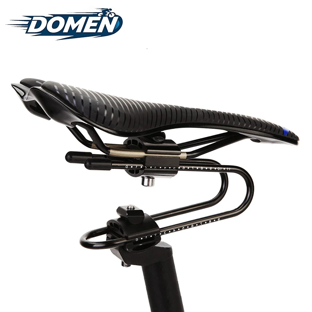 DOMEN Fahrradsattel-Stoßdämpfer aus Legierungsstahl für MTB und Rennräder - Federung für den Fahrradsattel