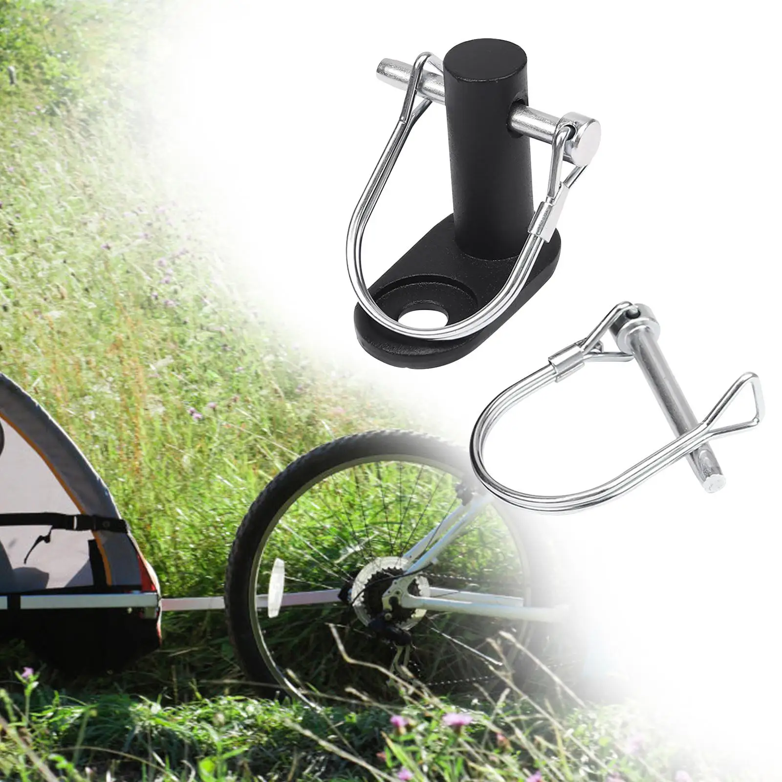 Fahrrad Anhängerkupplung Stecker Universal Fahrrad Anhänger Koppler – Bild 3