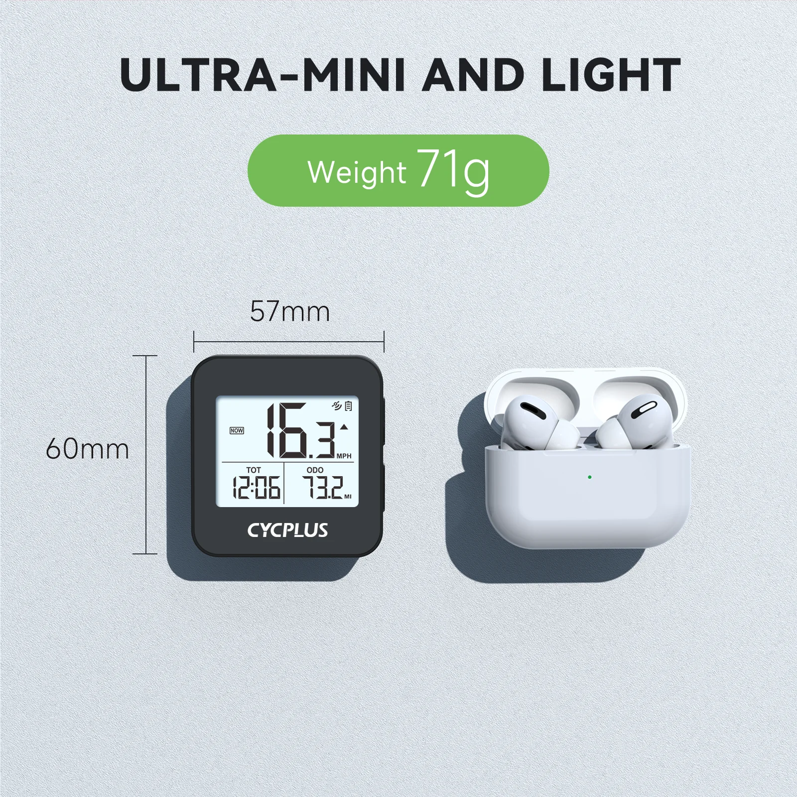 CYCPLUS G1 Fahrradcomputer GPS Tachometer Drahtloses Fahrradzubehör – Image 5