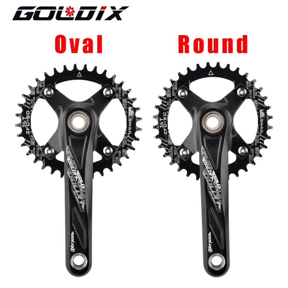 GOLDIX Fahrradkurbel Kettenblatt 104BCD MTB Fahrradkurbel – Immagine 4