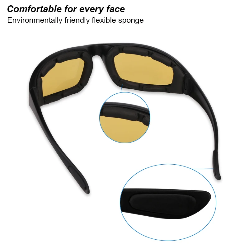 Wind dichte Motorrad brille UV-Schutz Männer Motor brille fahren – Image 4