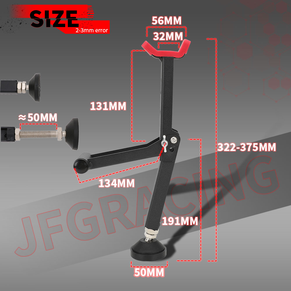 Motorrad-Montageständer, tragbarer Einzelständer für Vorder – Image 4