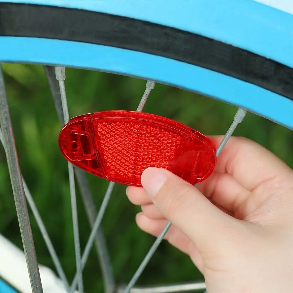 Fahrrad Speichen Reflektor Sicherheits warnleuchte Rad Felge (4 Stück) – Bild 5