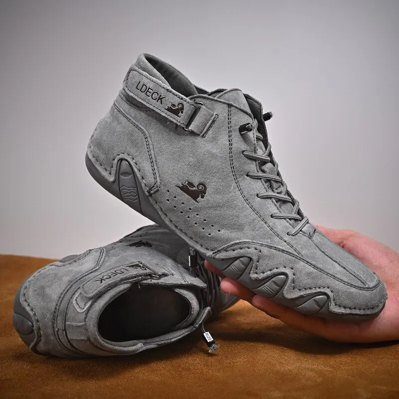 Männer Stiefel Casual Motorrad Winter Schuhe Wasserdichte High – Image 3
